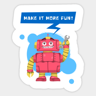 Let's learn and have more fun ! Sticker